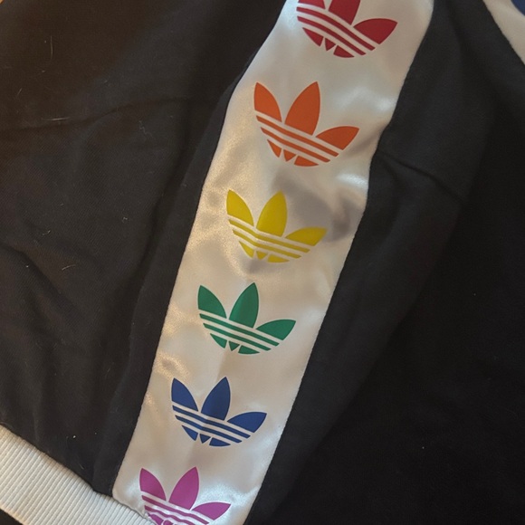 Adidas Love Unites T-shirt with Rainbow Logo Trim - Picture 3 of 7